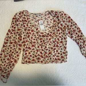 American Eagle Longsleeve crop top